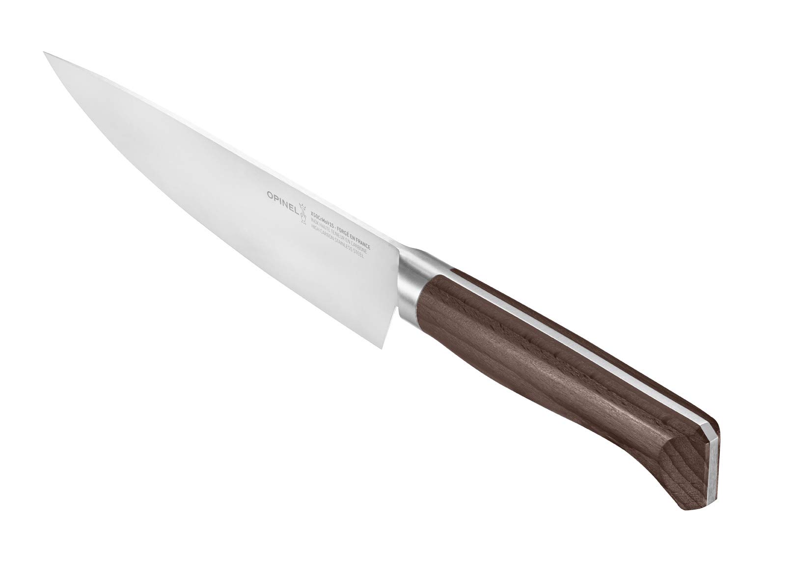 opinel-les-forg-s-chefmesser-20-cm-geschmiedetes-kochmesser-aus-x50crmov15 image 3