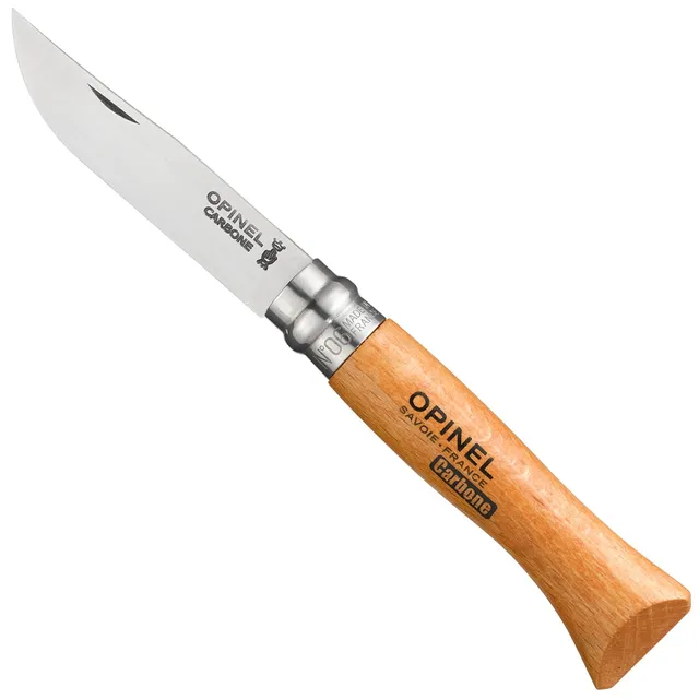 opinel-no-06-carbon-taschenmesser-karbonstahl-buche image 1