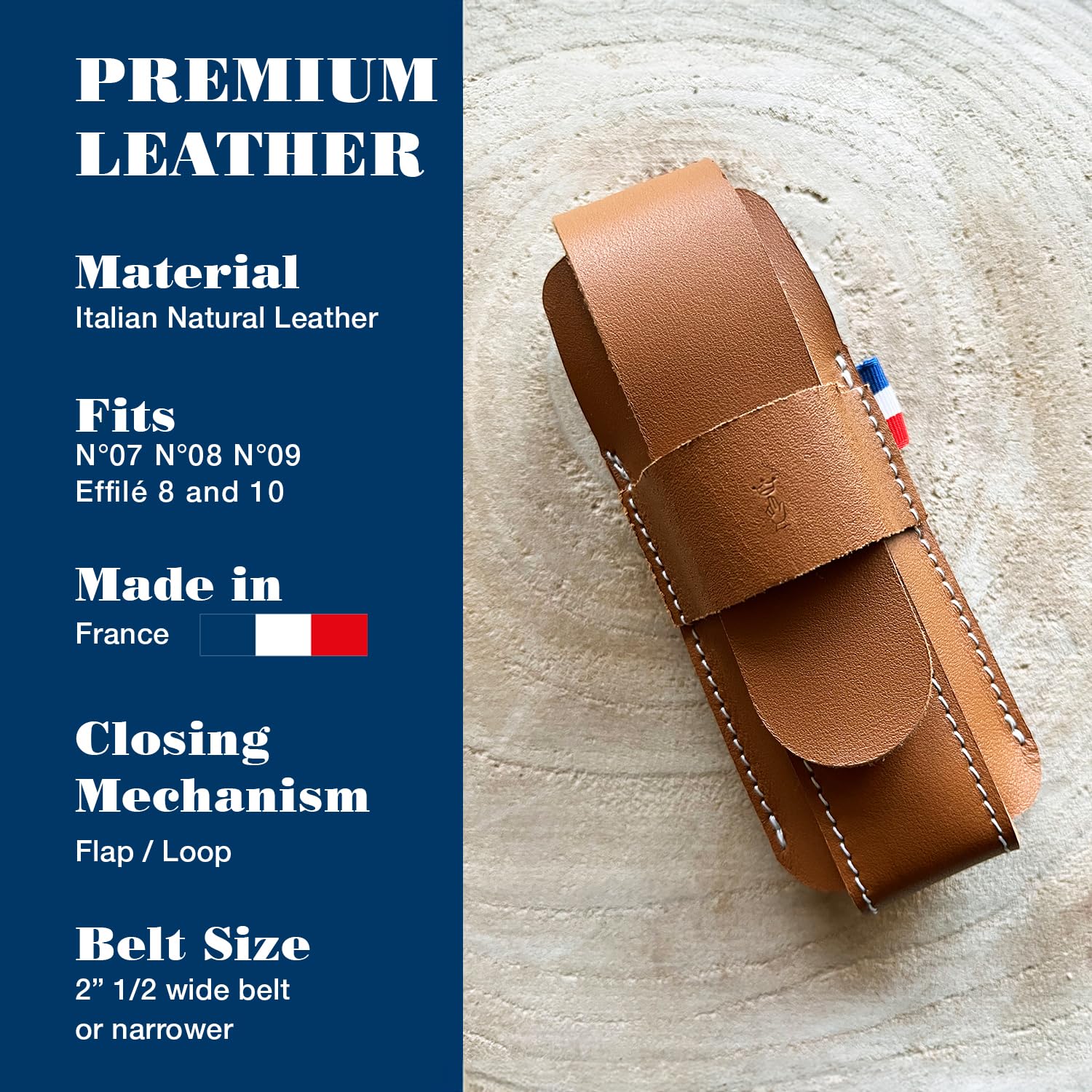 opinel-leder-etui-rehbraun-premium-messerh-lle-aus-italienischem-leder-f-r-n-07- image 3
