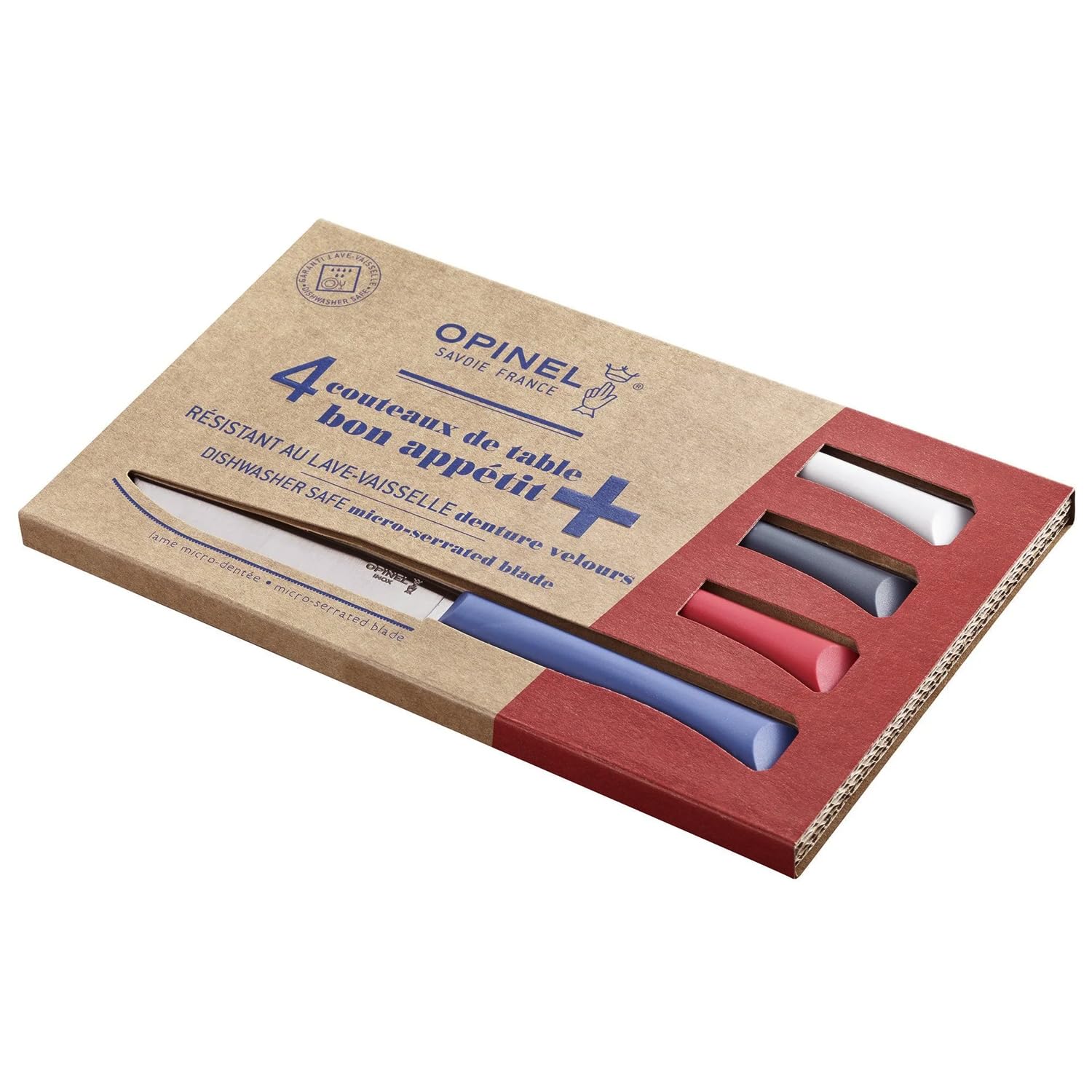 opinel-bon-app-tit-tafelmesser-set-4-teilig-bunt image 2