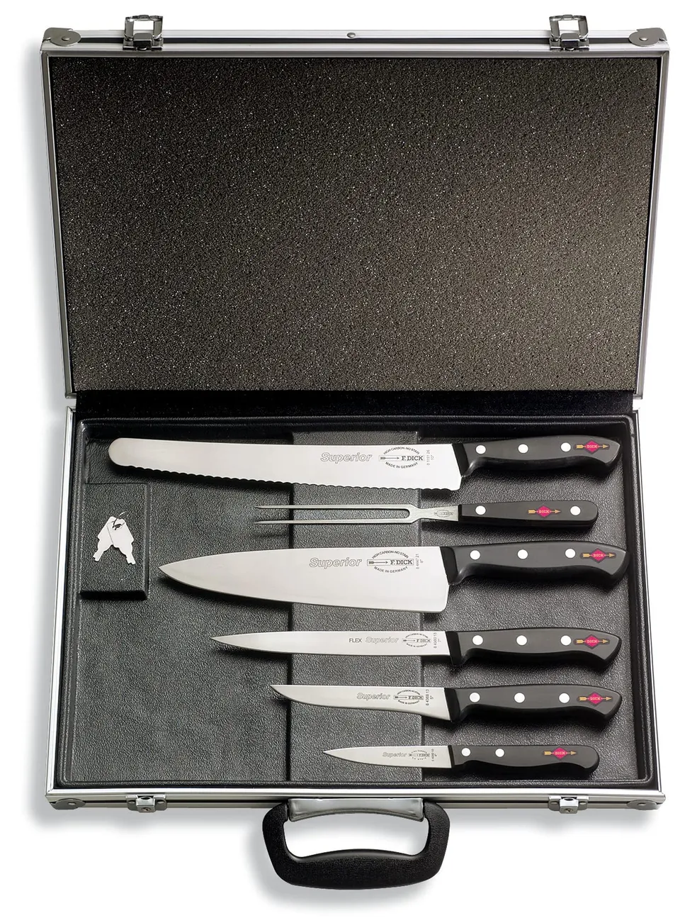 f-dick-superior-messer-set-mit-magnetkoffer-81169000-5-messer-fleischgabel image 1