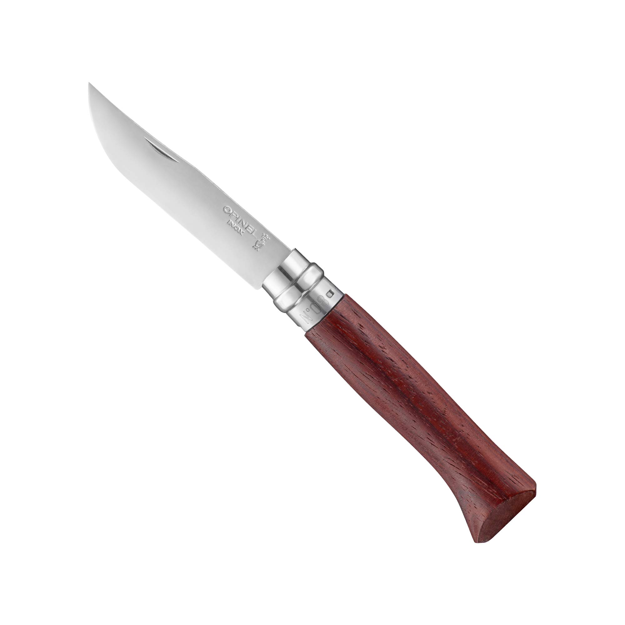opinel-luxus-taschenmesser-no-8-bubinga-holz-rostfrei image 1