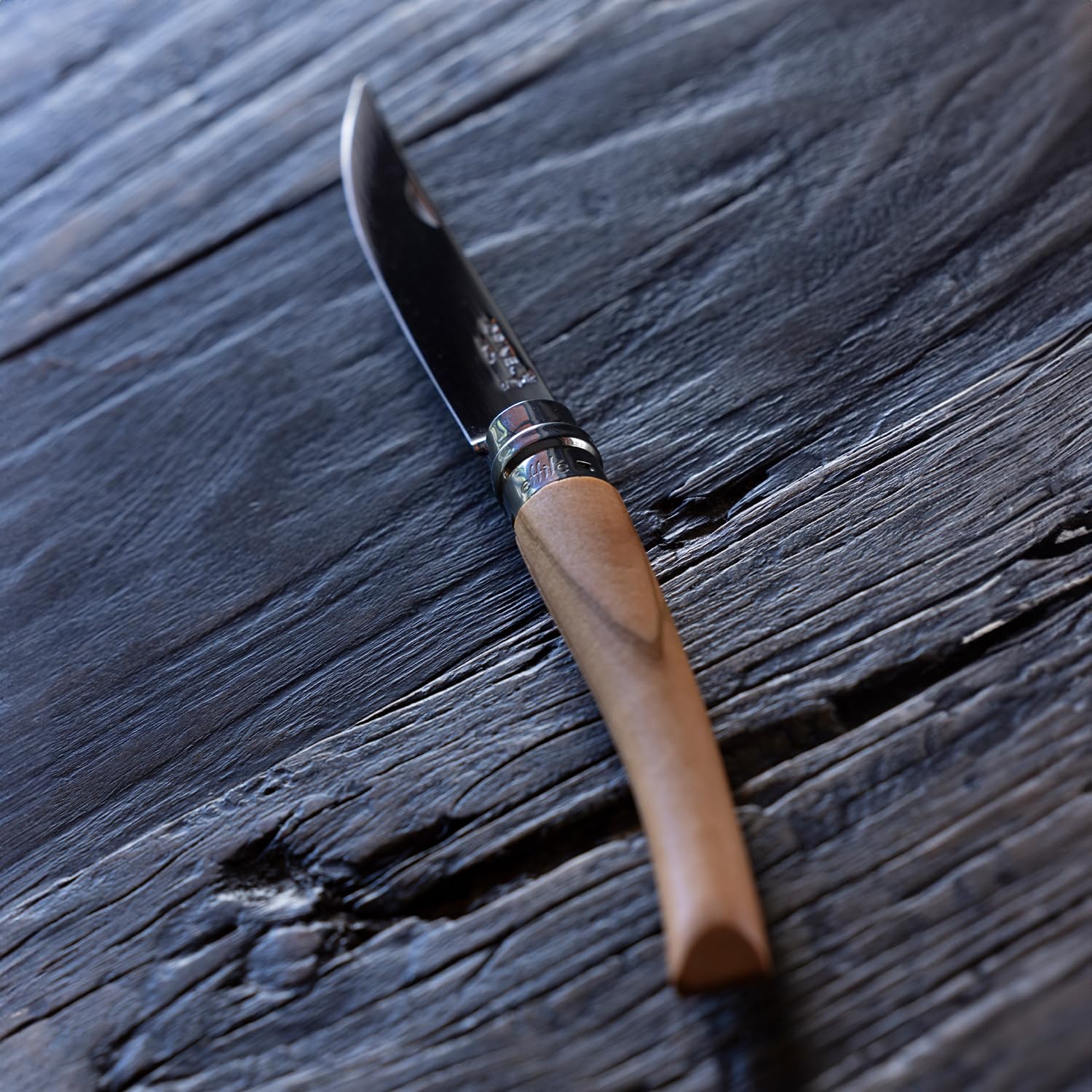 opinel-n-10-effil-olivenholz-taschenmesser-poliglace-klinge image 5