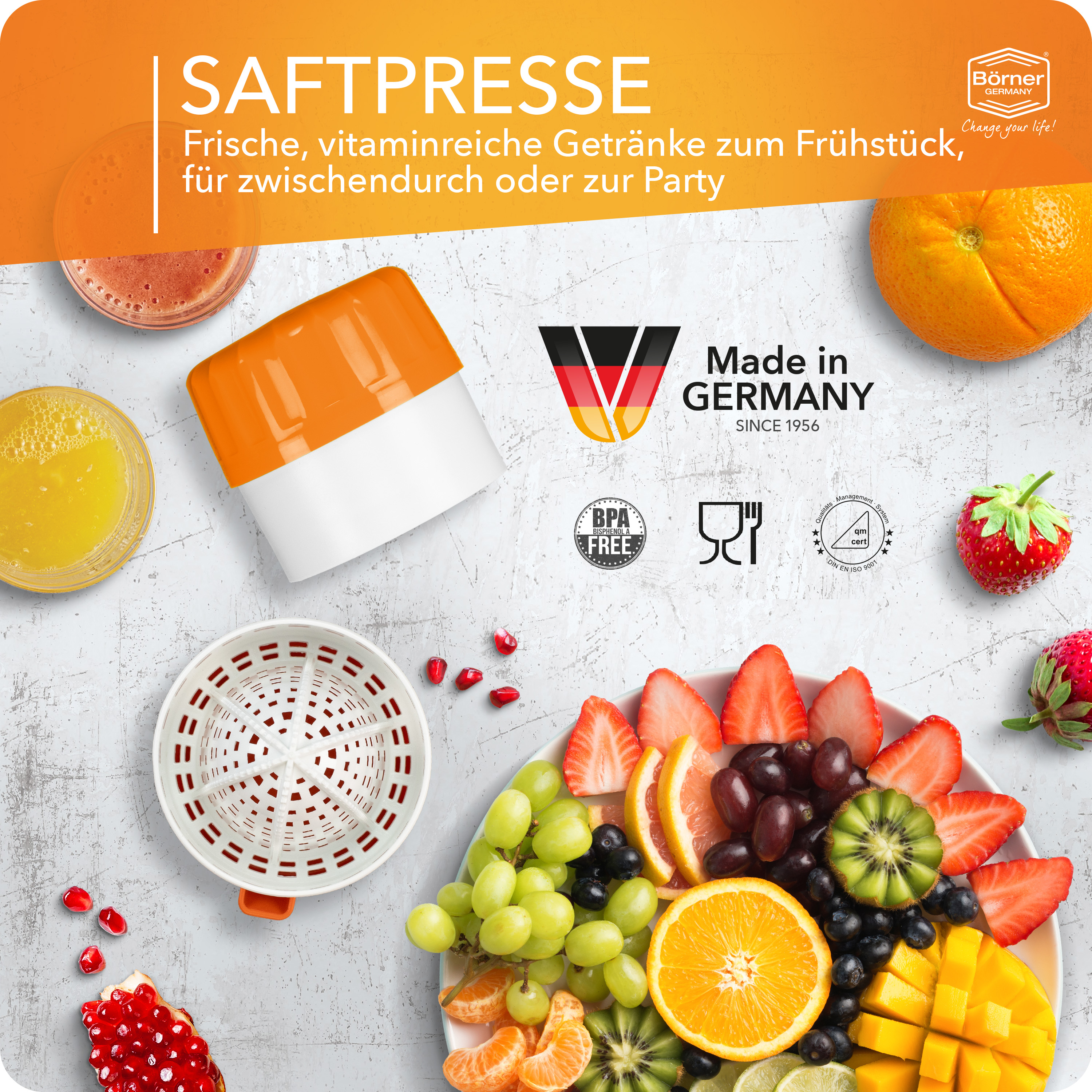 b-rner-saftpresse-manuell-zitruspresse-f-r-orange-zitrone image 2