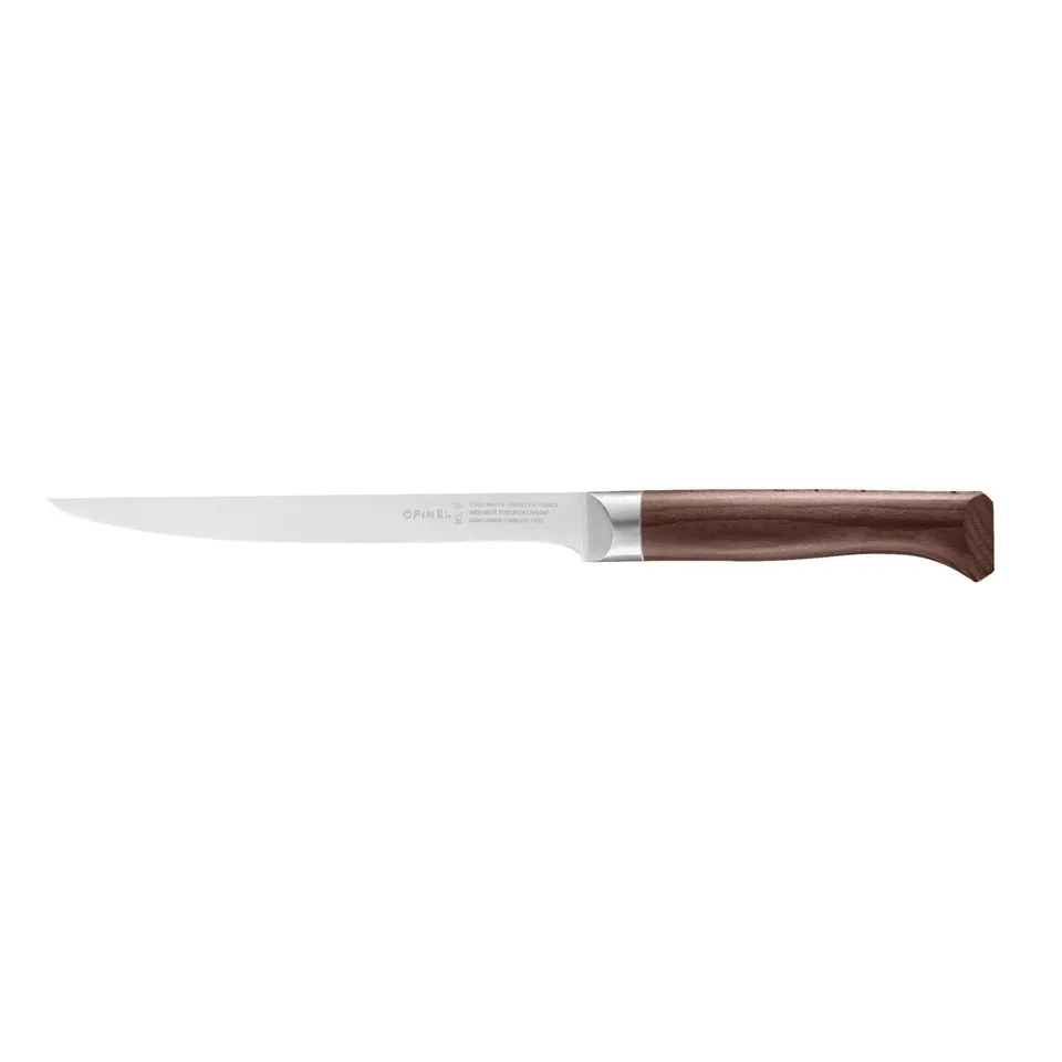 opinel-forges-1890-filetiermesser-18-cm-braun-x50crmov15-geschmiedet-buchenholz image 1