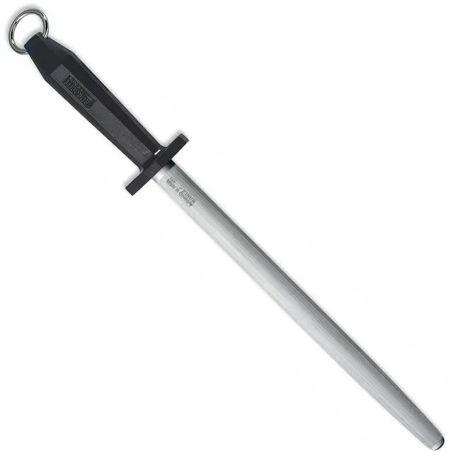 f-dick-eurocut-wetzstahl-30-cm-oval-standardzug-schwarz image 1