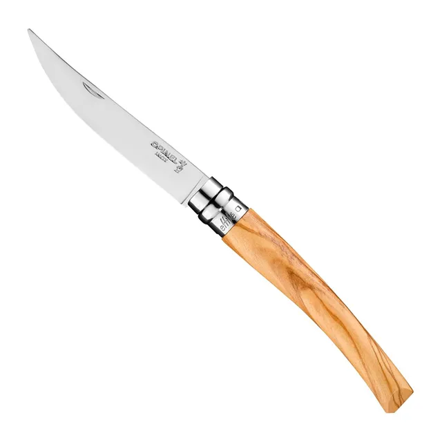 opinel-n-10-effil-olivenholz-taschenmesser-poliglace-klinge image 1