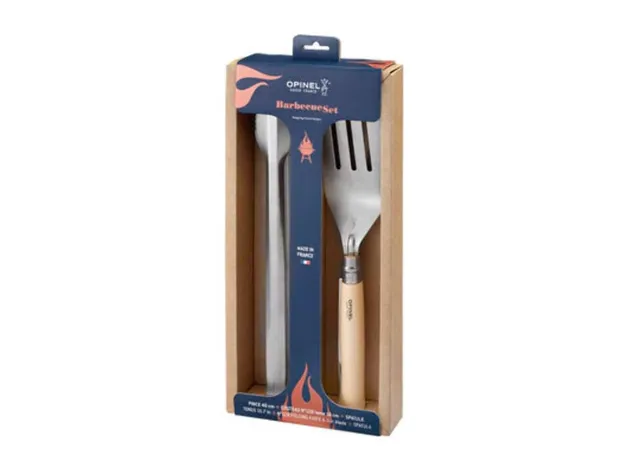 opinel-grill-set-10000442-mit-klappmesser-n-12-spatula-und-xl-zange-edelstahl image 1