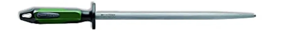 f-dick-fleischerstahl-rund-30-cm-superfeinzug-wetzstahl-gr-n-schwarz image 1
