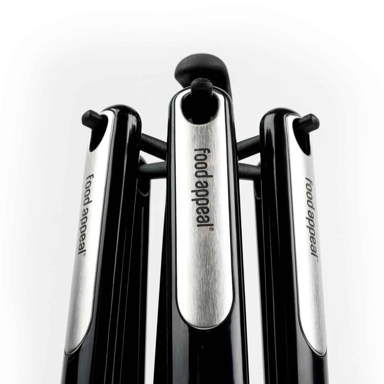 b-rner-food-appeal-kochbesteck-set-urban-black-6-teilig-mit-rotierendem-halter image 3