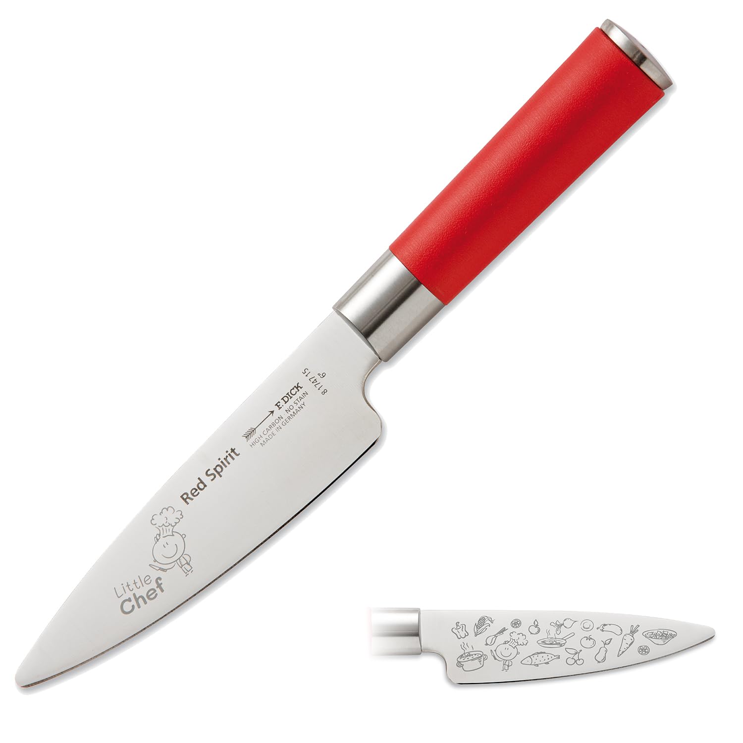 f-dick-red-spirit-little-chef-kinder-kochmesser-15-cm image 1