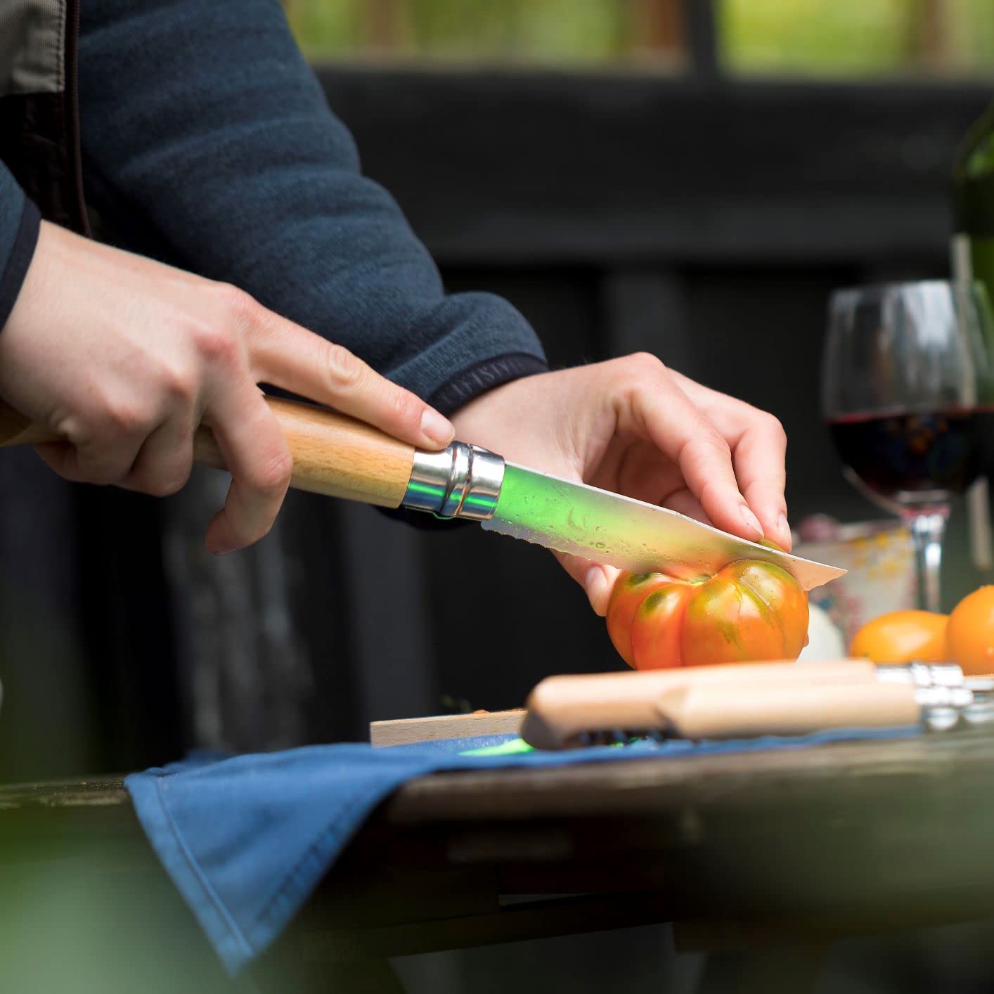 opinel-taschenmesser-no-12-wellenschliff-camping-klappmesser-aus-sandvik-edelsta image 7