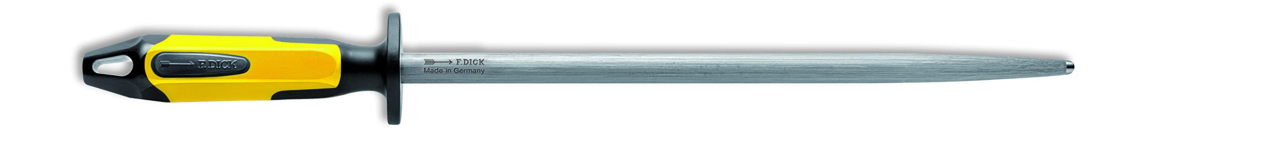f-dick-fleischerstahl-30-cm-rund-wetzstahl-2k-griff-blau-schwarz image 2