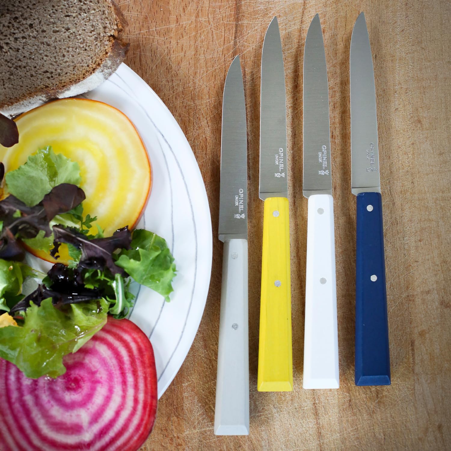 opinel-bon-appetit-celeste-tafelmesser-set-4-teilig-rostfrei-12c27-buchenholz image 3