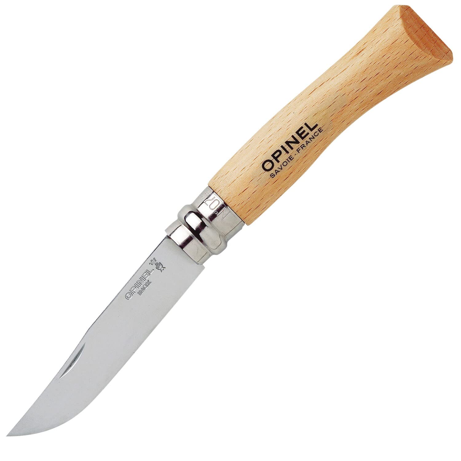 opinel-inox-n-09-taschenmesser-blister-9-cm-klinge-natur image 5