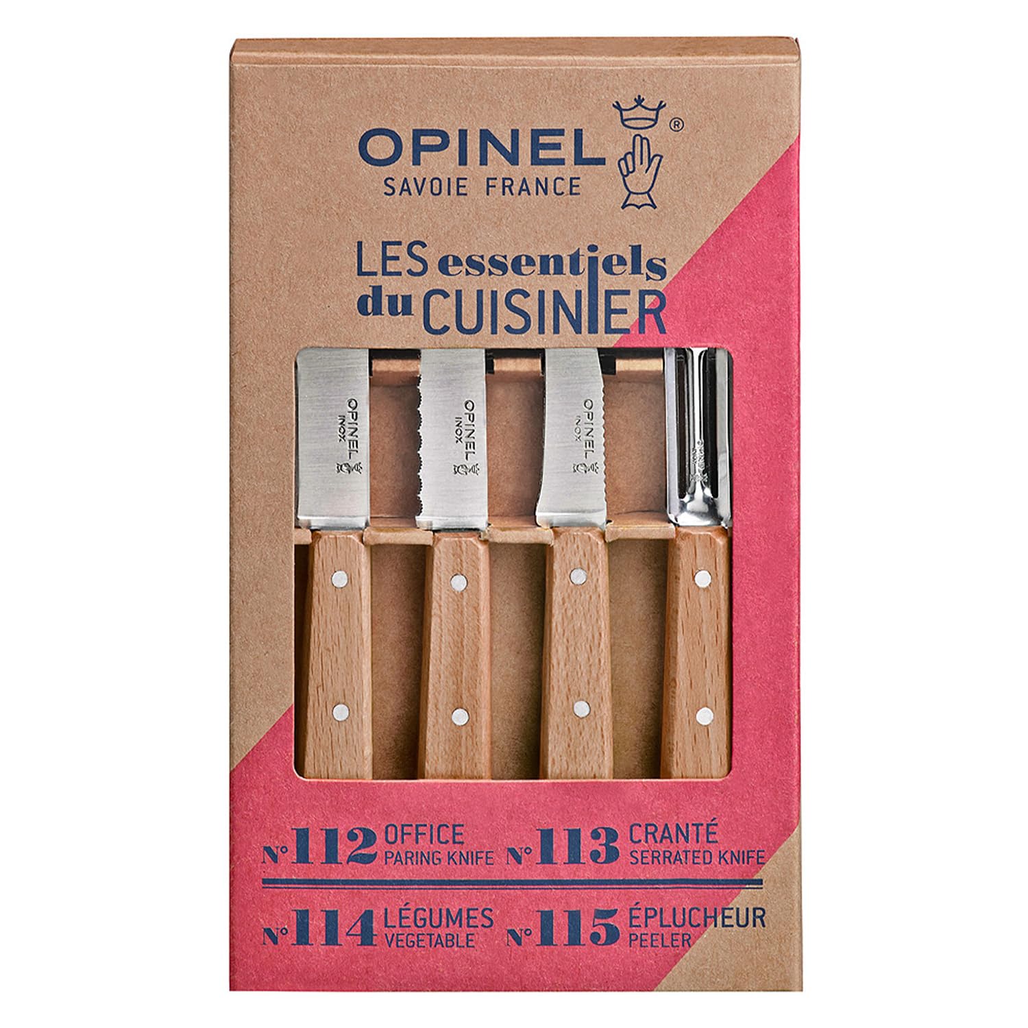 opinel-k-chenmesser-set-4-teilig-mehrfarbig-in-geschenkbox image 2