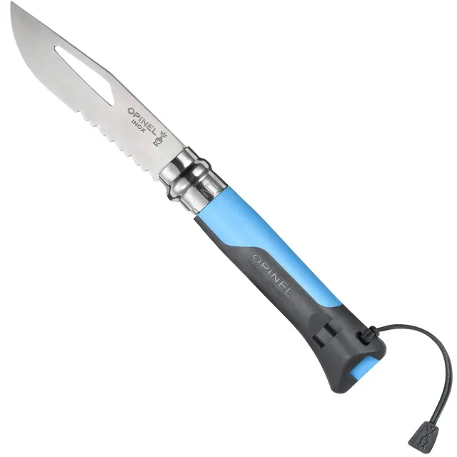 opinel-n-08-outdoor-taschenmesser-sandvik-12c27-teils-ge-pfeife image 1