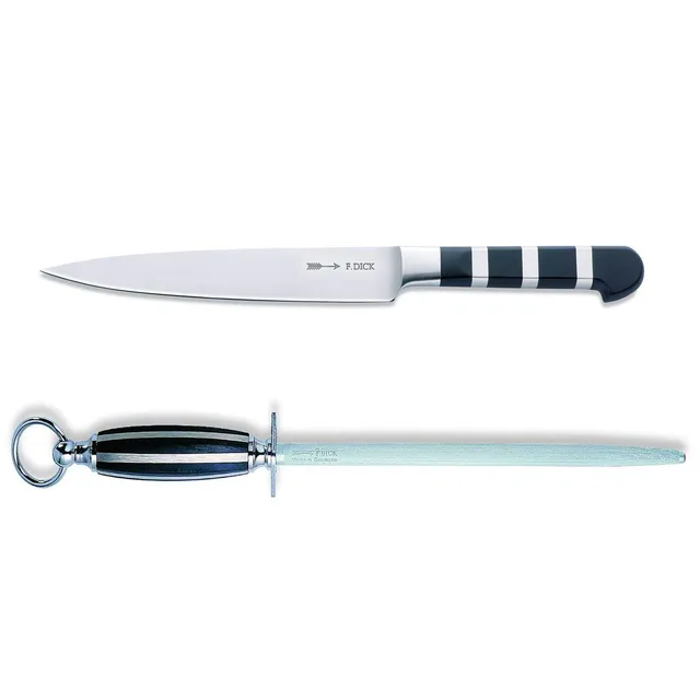 f-dick-1905-filetiermesser-18-cm-set-inkl-rundem-standard-wetzstahl-25-cm image 1