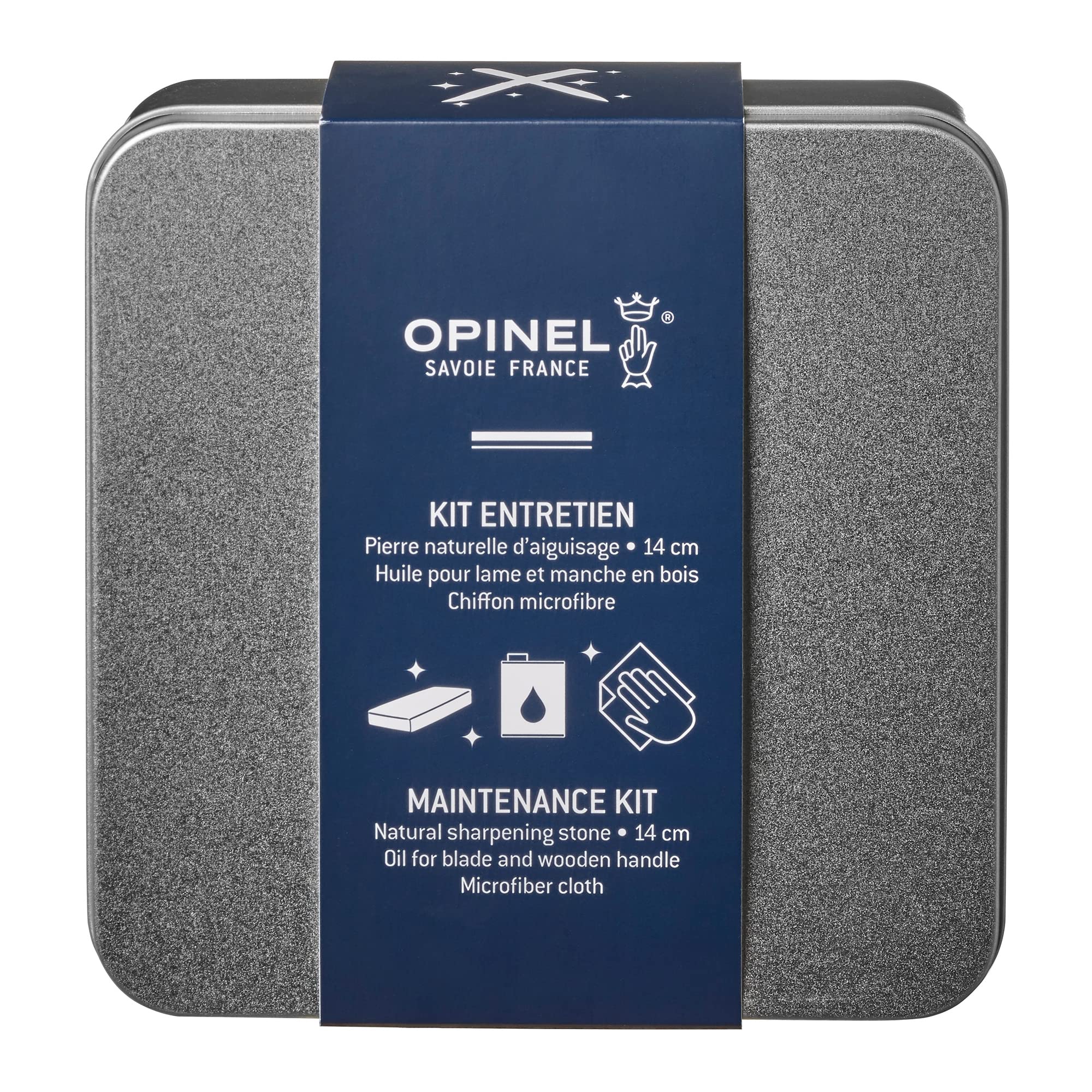 opinel-pflegeset-254640-messer-pflegeset-silber image 1