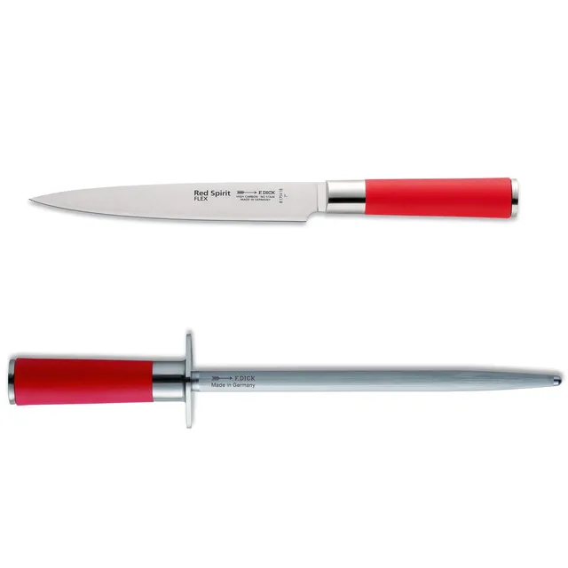 f-dick-red-spirit-flexibles-filetiermesser-18-cm-set-mit-rundem-standardzug-wetz image 1