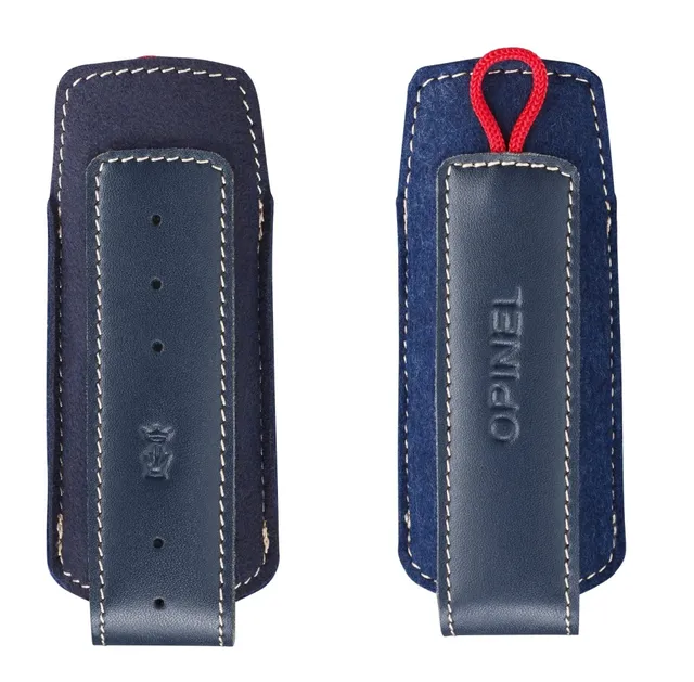 opinel-taschenmesser-mit-blauer-lederscheide-vaina-azul image 1