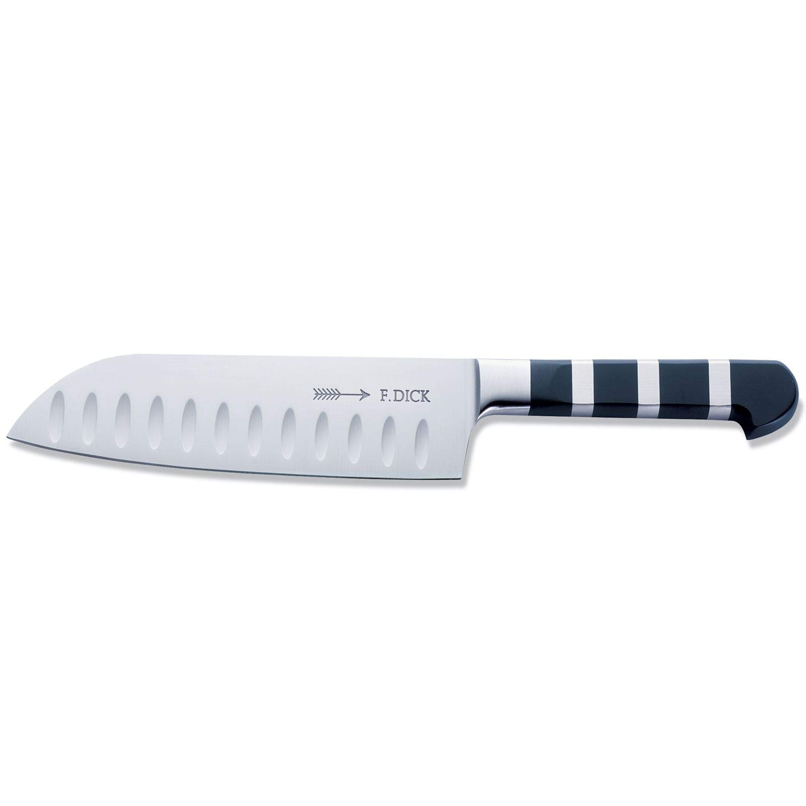 f-dick-1905-santokumesser-18-cm-kullenschliff-set-mit-rundem-standard-wetzstahl- image 3