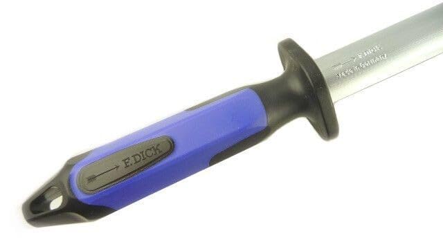 f-dick-finecut-wetzstahl-oval-30-cm-feinzug-zwei-komponenten-griff-blau-schwarz image 3