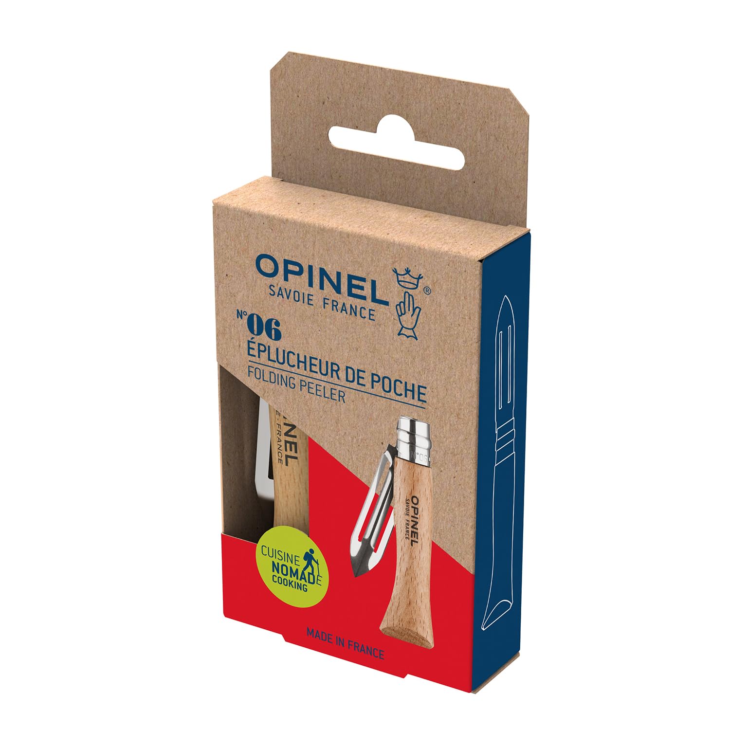 opinel-no-06-sch-lmesser-klappbar-6-0-cm-sandvik-klinge-buchenholzgriff-254602 image 2