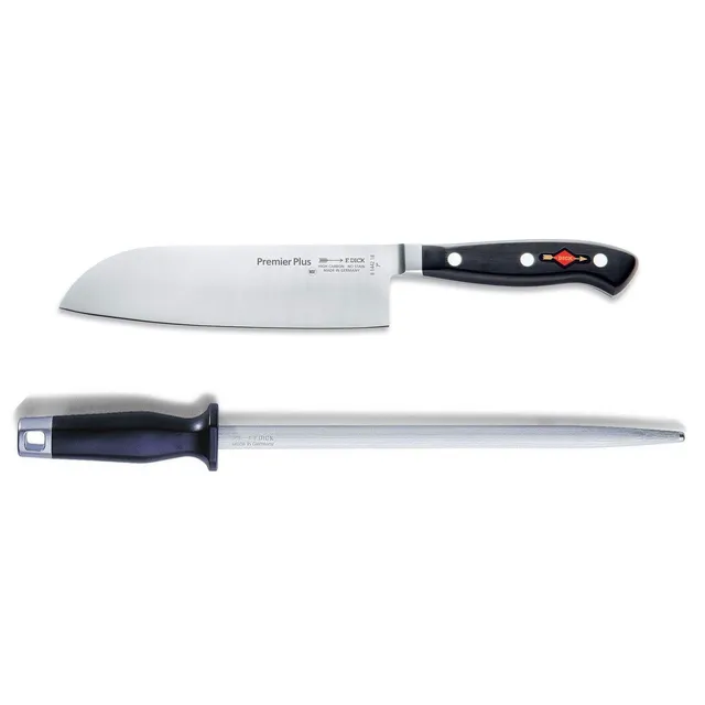 f-dick-premier-plus-santoku-messer-18-cm-set-mit-wetzstahl-25-cm image 1