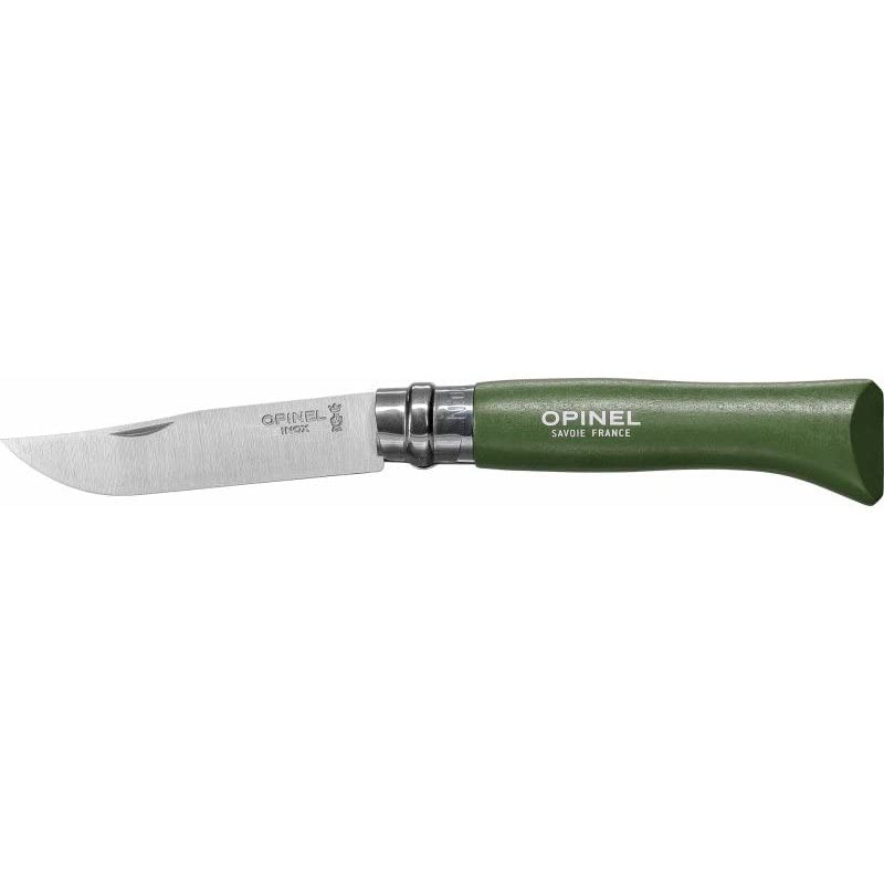 opinel-nr-8-taschenmesser-sandvik-edelstahl-buchenholz-khaki image 6
