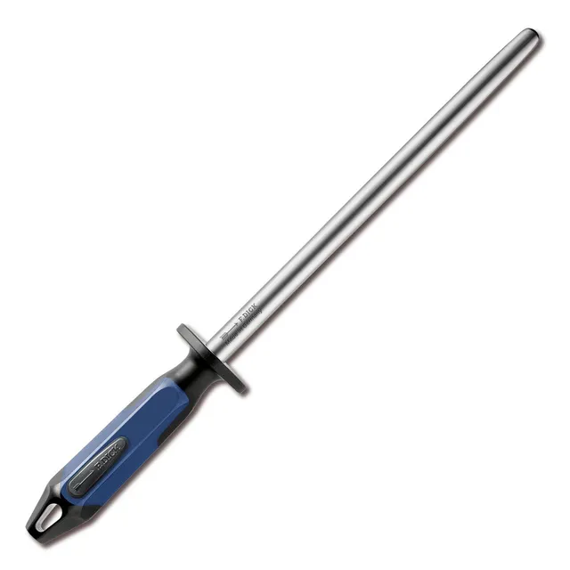 f-dick-poliron-wetzstahl-poliert-25-cm-oval-schwarz-blau image 1