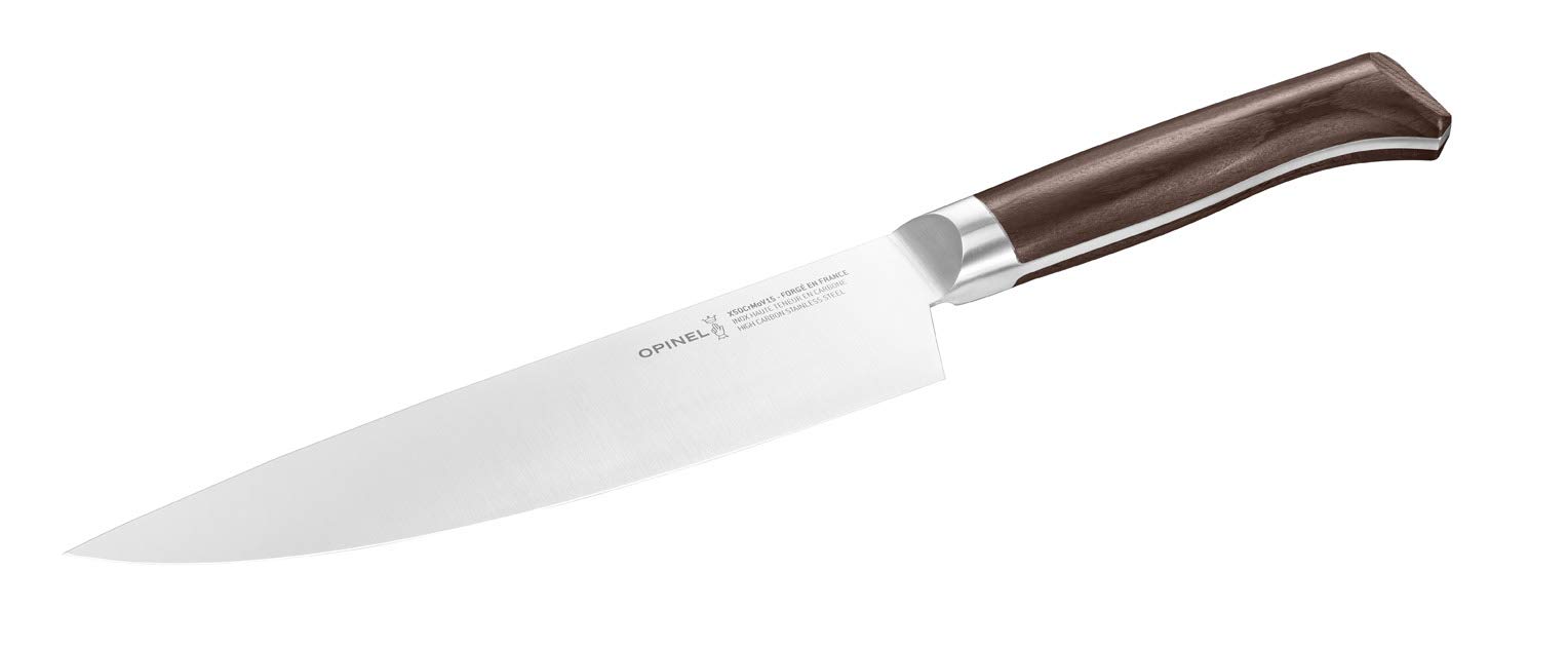 opinel-les-forg-s-chefmesser-20-cm-geschmiedetes-kochmesser-aus-x50crmov15 image 2