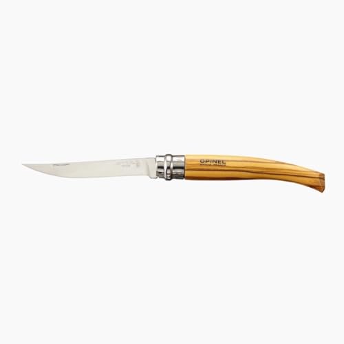 opinel-n-10-olivenholz-taschenmesser-10-cm-edelstahl-mit-etui image 2