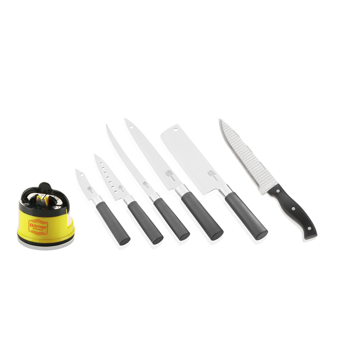 b-rner-messerset-asia-7-teilig-edelstahl-k-chenmesser-set image 1