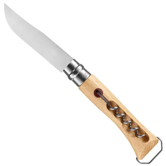 opinel-taschenmesser-no-10-254651-mit-korkenzieher-10-cm-edelstahl-buche image 1