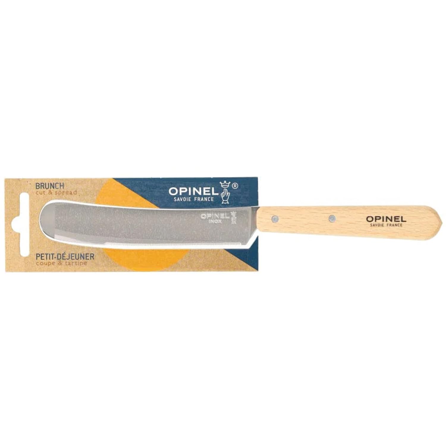opinel-fr-hst-cksmesser-11-5-cm-sandvik-12c27-mit-buchenholz-griff image 2