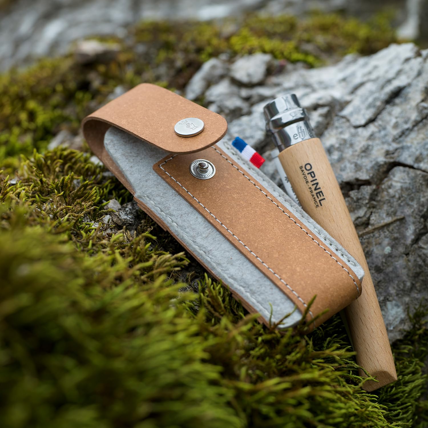 opinel-outdoor-etui-m-messertasche-aus-recyceltem-leder-r-pet-filz-braun image 8