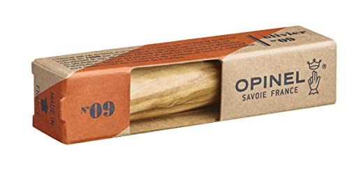 opinel-taschenmesser-no-09-mit-olivenholz-griff-und-12c27-edelstahl-klinge image 7
