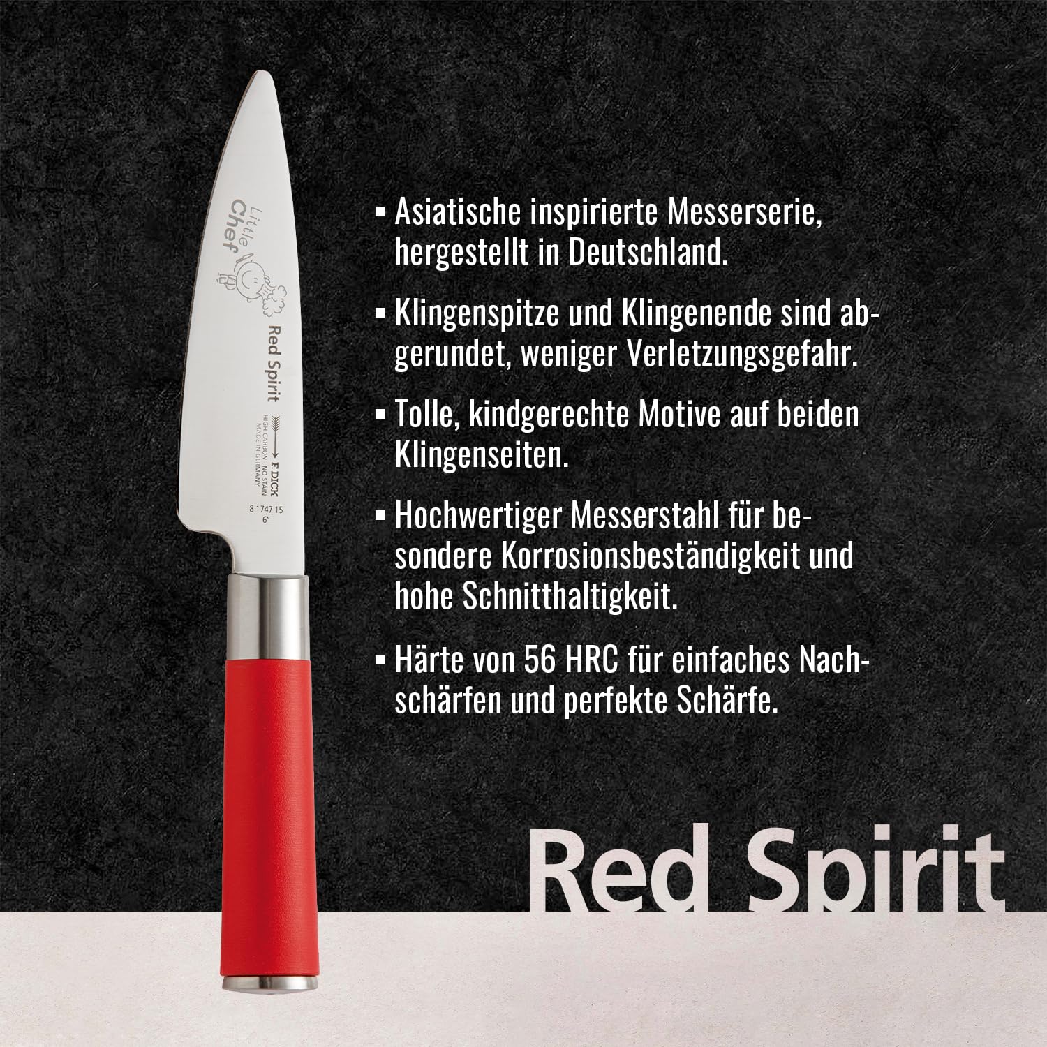 f-dick-red-spirit-little-chef-kinder-kochmesser-15-cm image 3