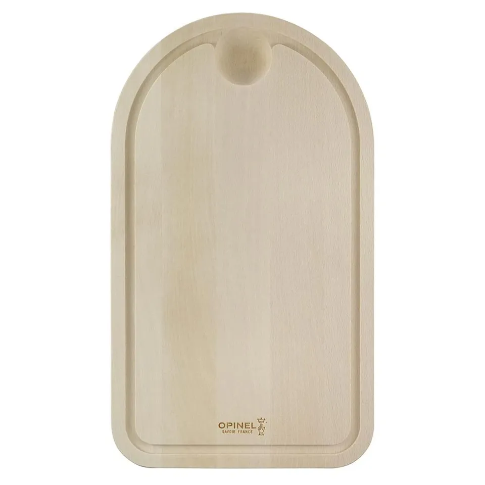 opinel-schneidebrett-grande-254569-aus-buchenholz-mit-saftrille image 1