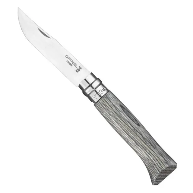 opinel-no-08-luxus-taschenmesser-254576-schichtholz-grau-19-5-cm image 1