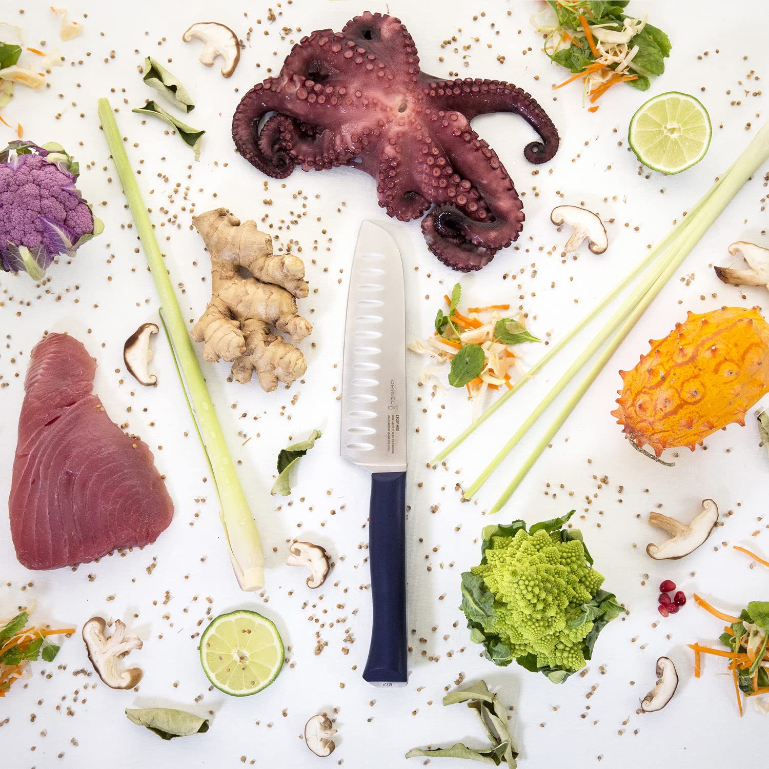 opinel-intempora-ii-santoku-full-tang-k-chenmesser-rostfrei image 3