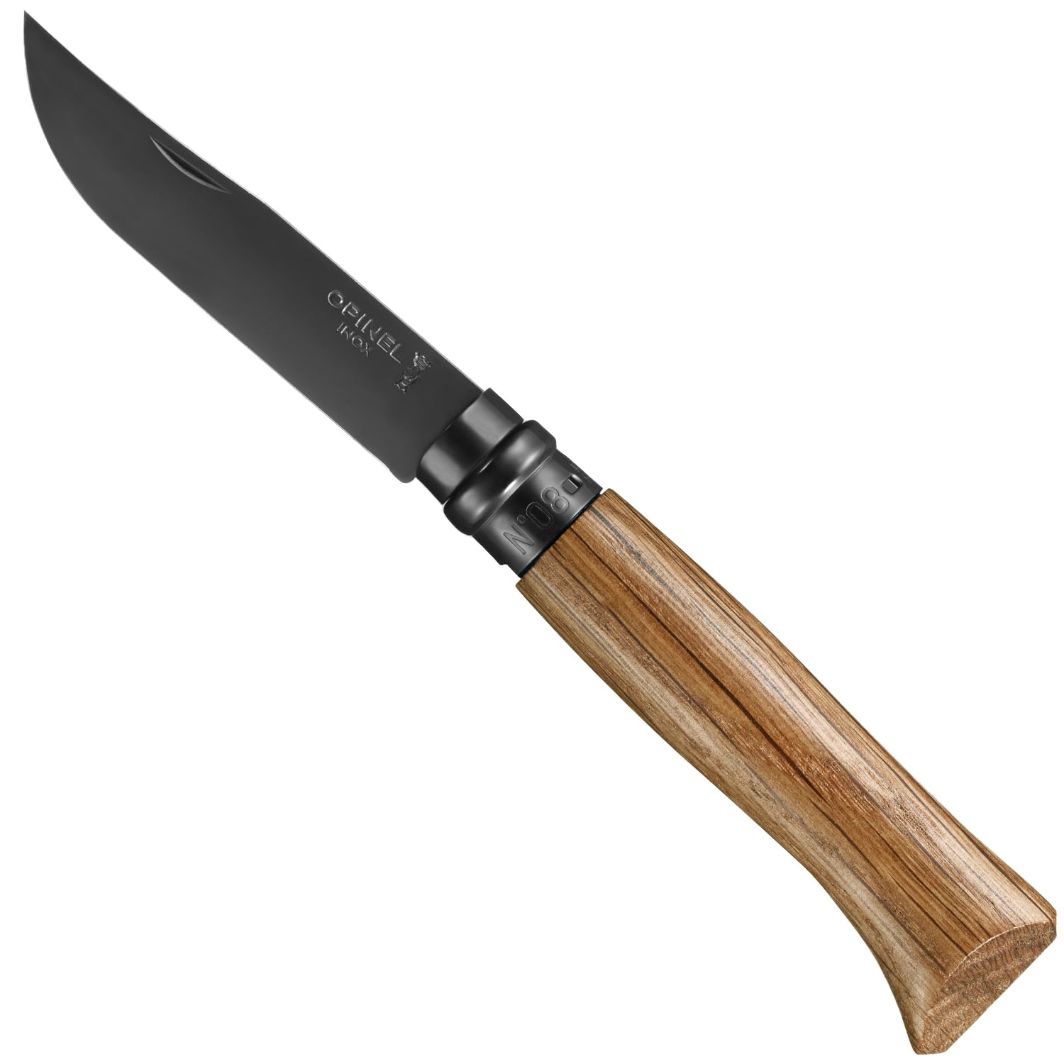 opinel-n-08-black-oak-special-edition-taschenmesser-mit-schwarzer-klinge-eichenh image 2