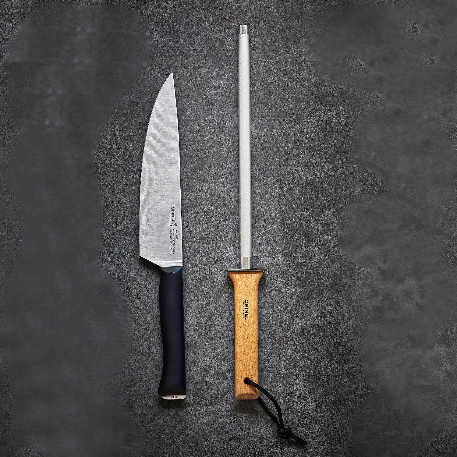 opinel-254564-diamant-wetzstahl-sch-rfstab-25-cm-mit-holzgriff image 4