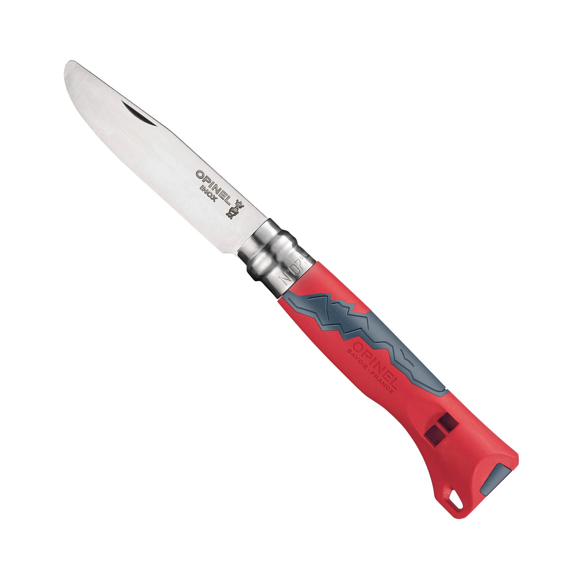 opinel-kindermesser-outdoor-junior-no-7-mit-warnpfeife image 1
