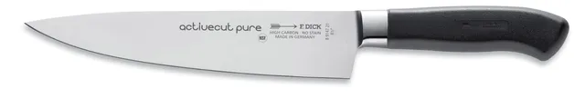 f-dick-activecut-pure-kochmesser-21-cm-56-hrc-schwarzer-kunststoffgriff image 1