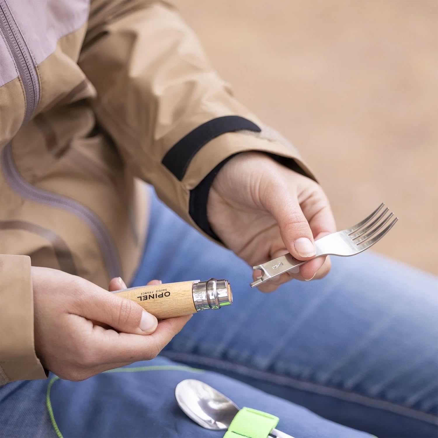 opinel-plus-picnic-set-mit-n-08-buchenholz-messer-picknick-set image 8