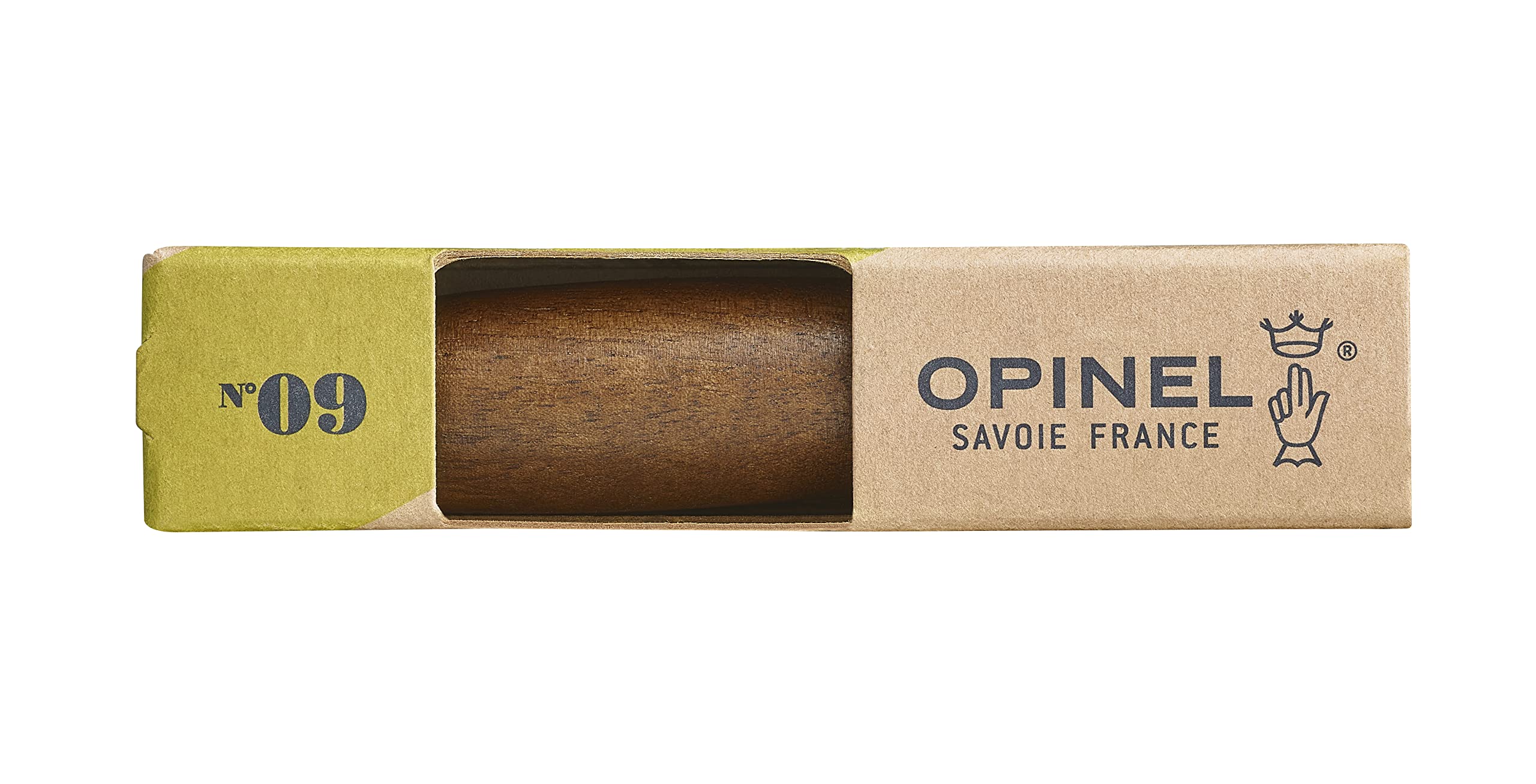opinel-no-09-inox-walnuss-taschenmesser-rostfrei-9-cm-klinge-walnussholzgriff image 4