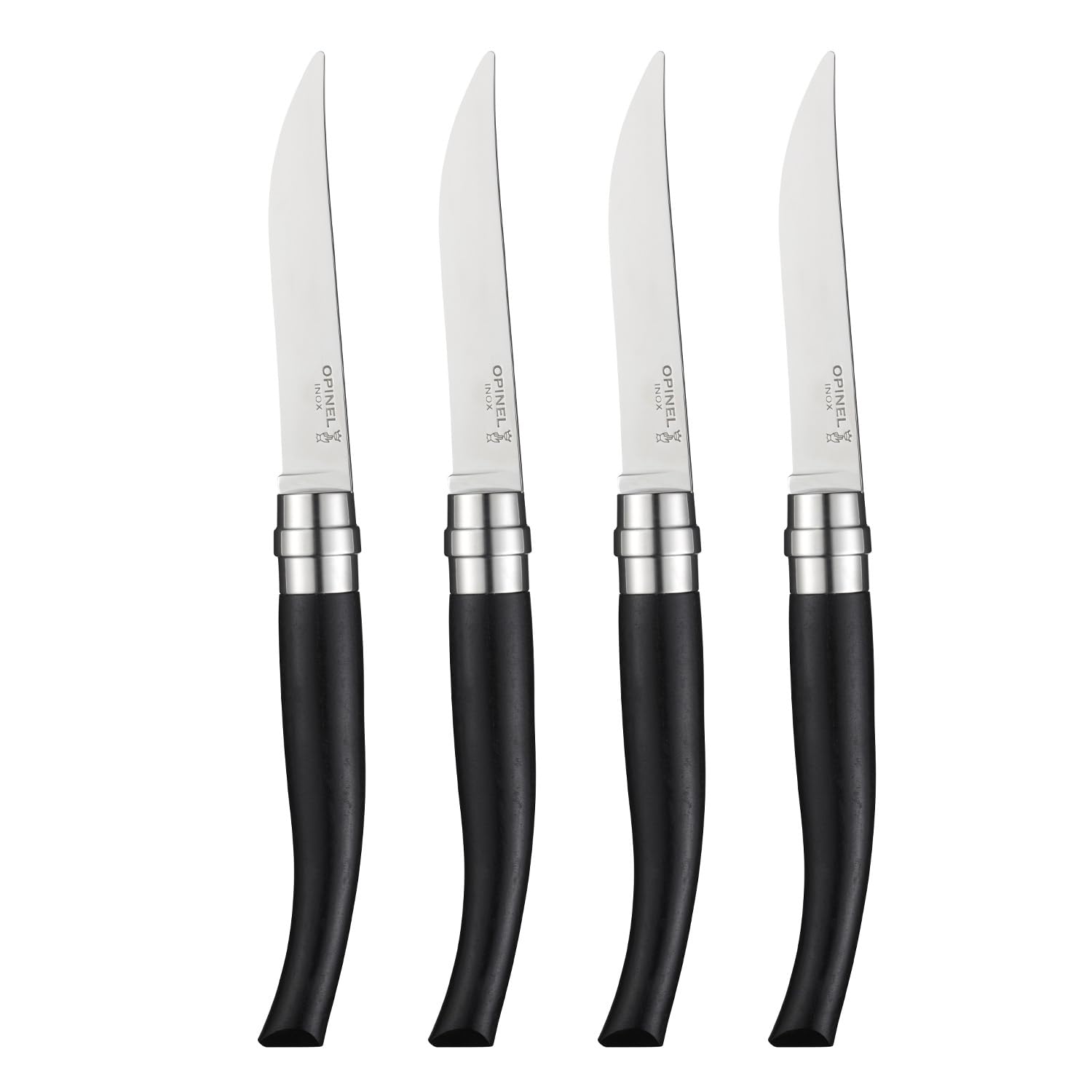 opinel-table-chic-tafelmesser-4er-set-ebano-spiegelpolitur image 1