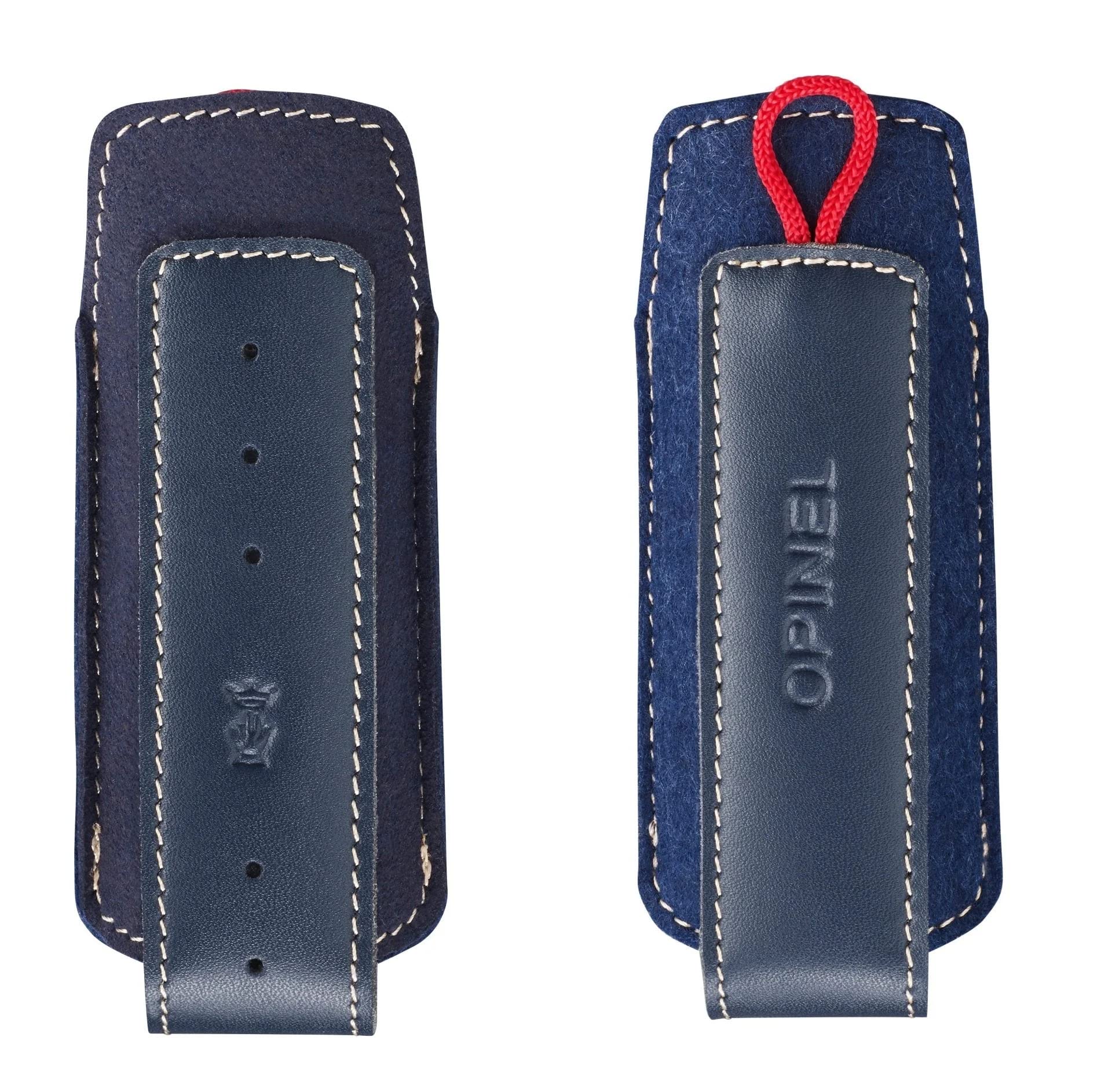 opinel-taschenmesser-mit-blauer-lederscheide-vaina-azul image 1